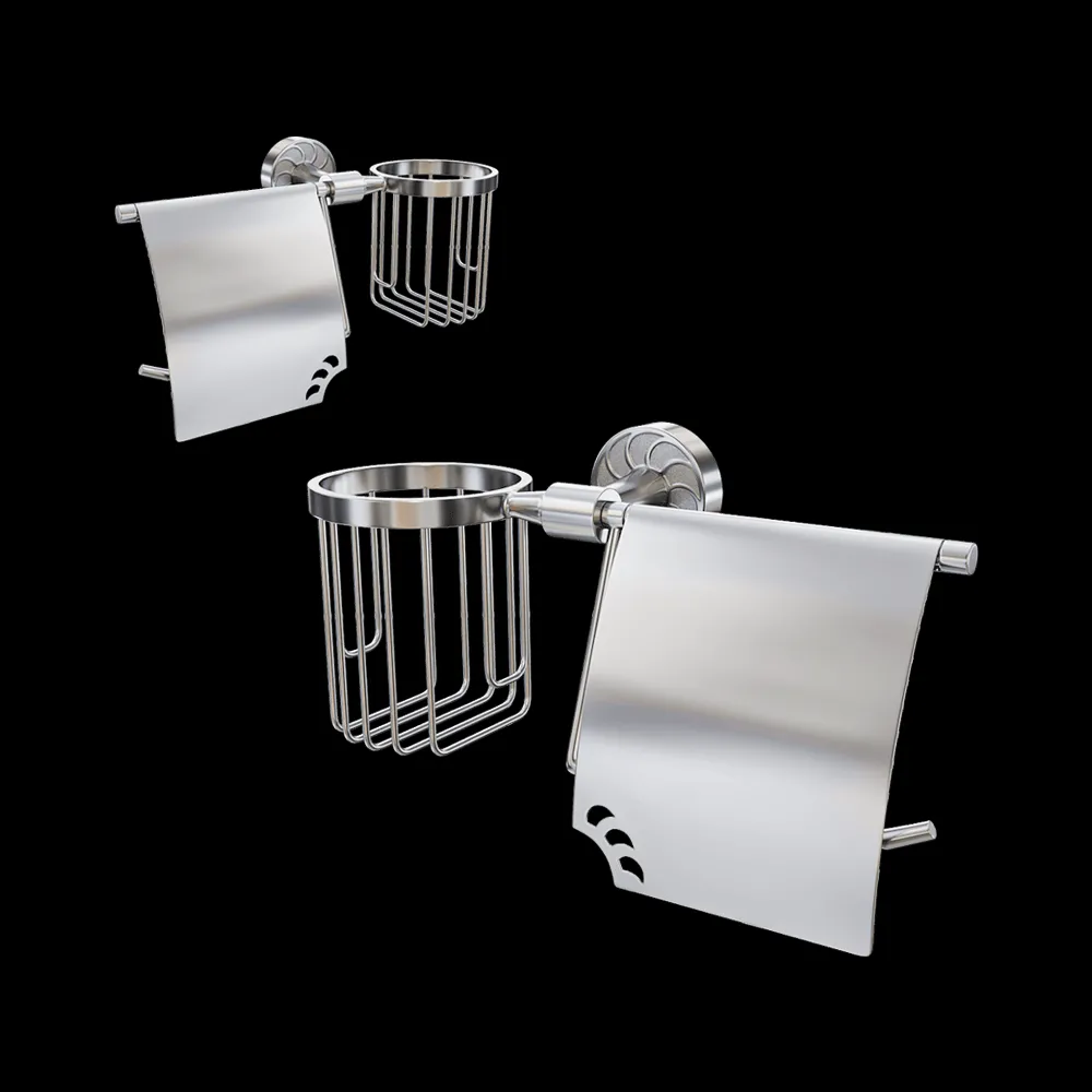 WasserKRAFT – Toilet paper and freshener holder Isen K-4059 3ds Max