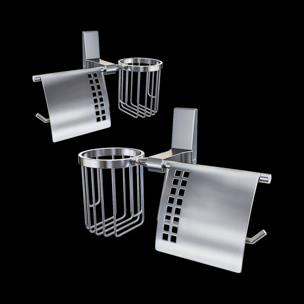 WasserKRAFT – Toilet paper and freshener holder Lopau K-6059 3ds Max