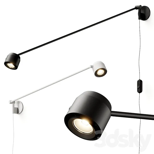 Wastberg W225 Ion Wall Lamp 3DS Max Model