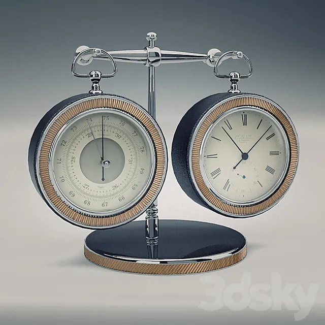 Watch with barometer 3ds Max