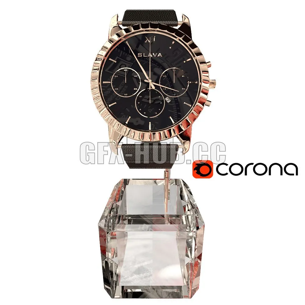 Watches SLAVA 3dsMax Model