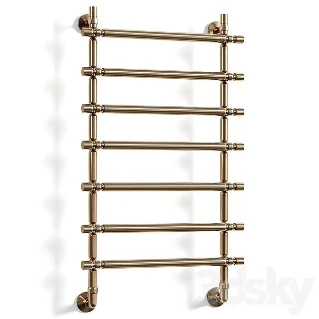 Water heated towel rail Dvin Bubble 3 3ds Max