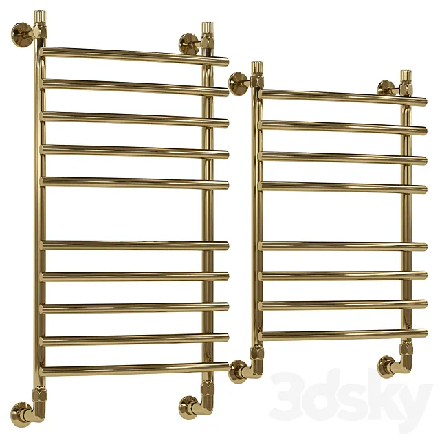 Water heated towel rail Dvin R primo 3DS Max Model