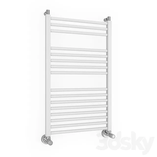 Water heated towel rail Margaroli Alba 7-464_16 3ds Max