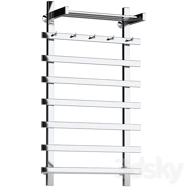 Water heated towel rail Secado 3DS Max Model