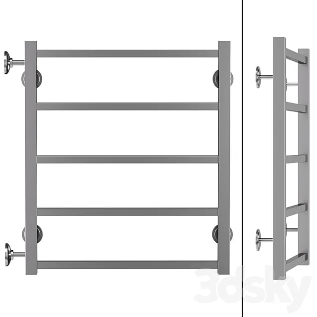 Water heated towel rail Terminus Vega 60×60 (Vega P5 500600 (500)) chrome 3DS Max Model