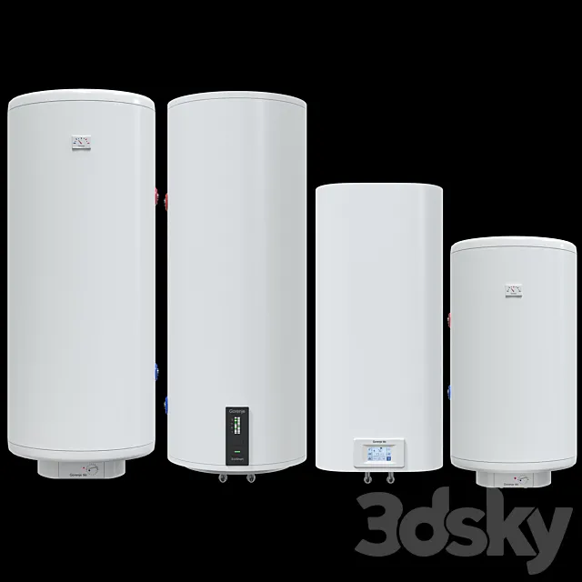 Water heater Gorenje set 3DS Max Model