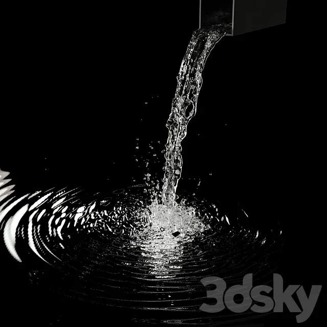 Water jet – stream of water 3DSMax File