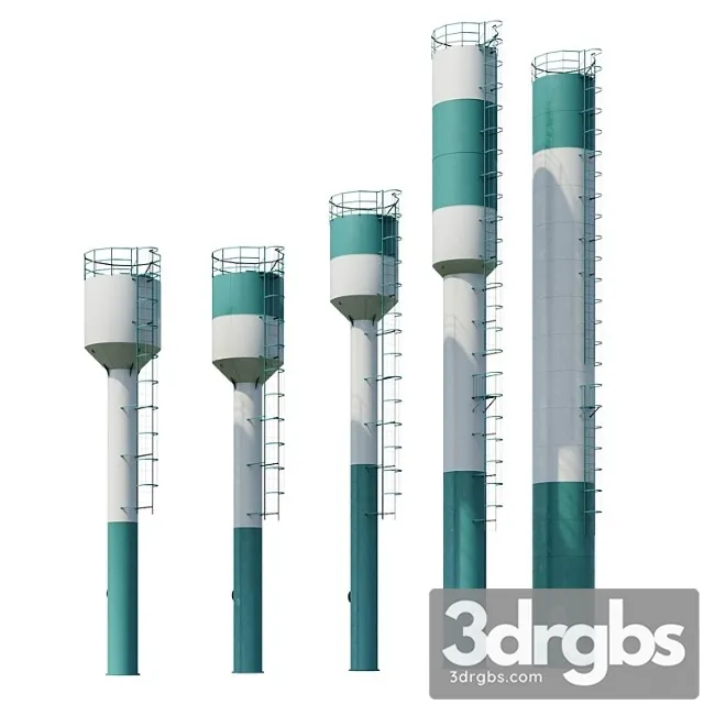 Water tower rozhnovsky 3dsmax Download
