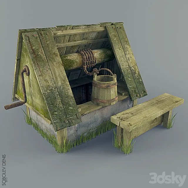 Water Well 3dsMax Model