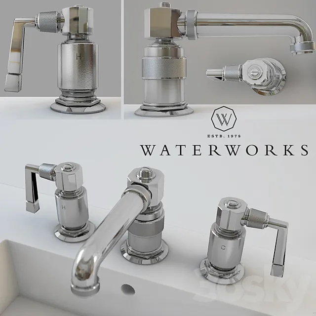 Water Works. “RWAtlas” collection RWLS10 3DSMax File