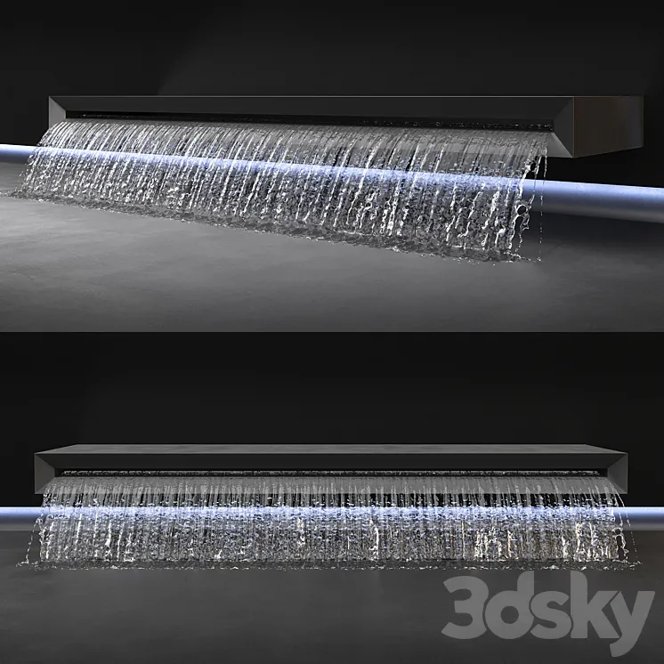 Waterfall 3DS Max