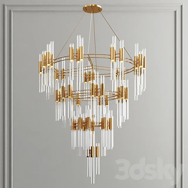 Waterfall chandelier 3DS Max Model