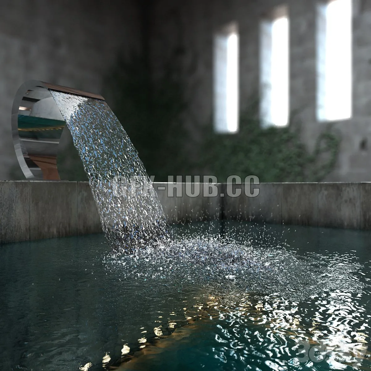Waterfall Cobra 3dsMax Model