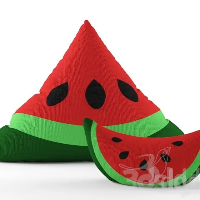 watermelon pillow 3ds Max