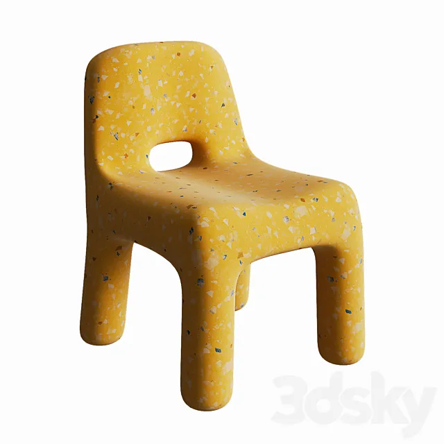 Waterproof toddler chair 3ds Max