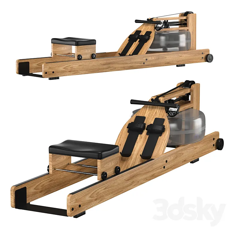 WaterRower Rowing Machine 3DS Max Model