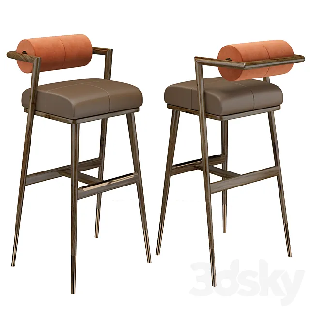 Waters bar chair 3ds Max
