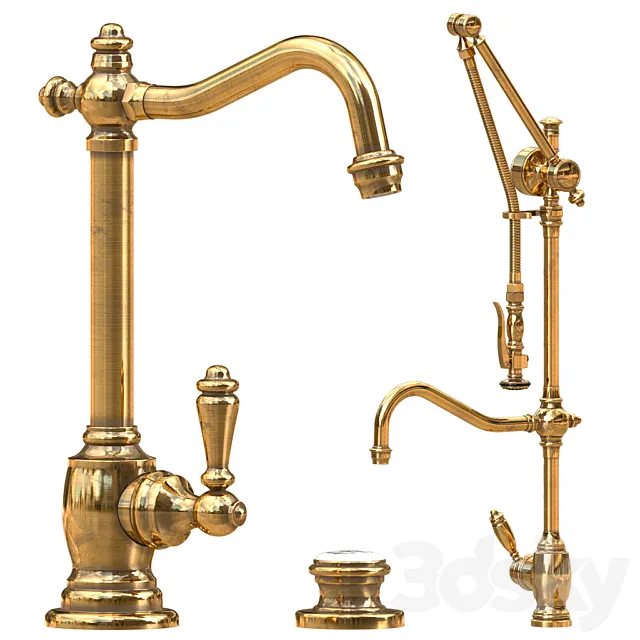 Waterstone faucets 3ds Max