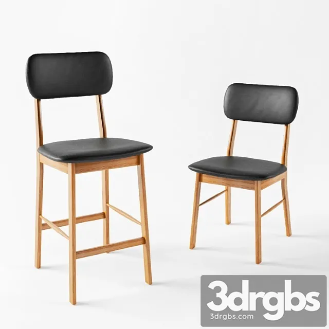 Watford la redoute bar or counter stool and chair 2 3dsmax Download