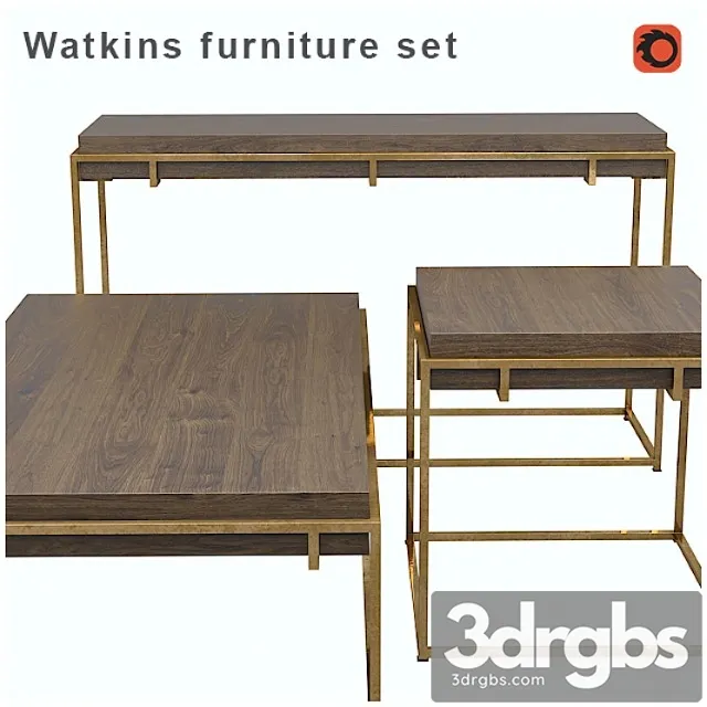Watkins furniture set 2 3dsmax Download
