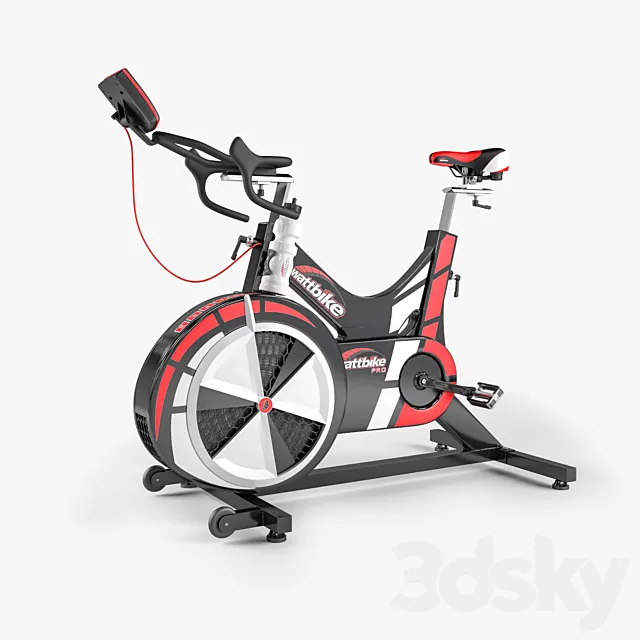 Wattbike Pro Indoor Cycle 3DS Max Model