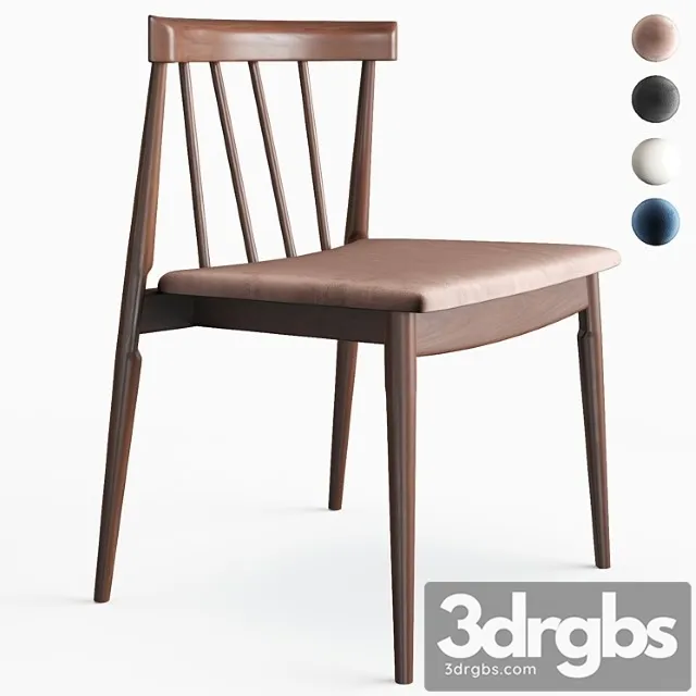 Wayfair Daquan Slat Back Side Chair 3dsmax Download
