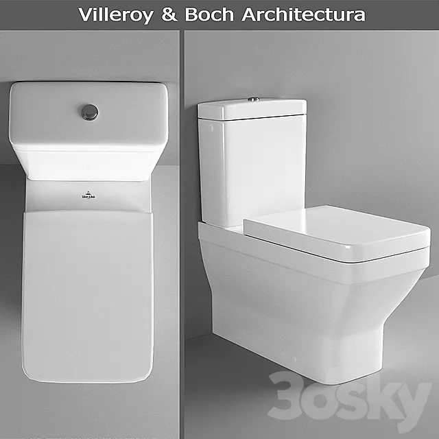 WC-CD Villeroy & Boch Architectura 3DSMax File
