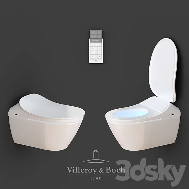 WC ViClean-L villeroy boch 3DSMax File