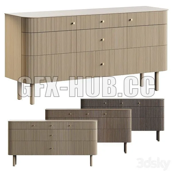 WeatElm Ellington Sideboard 3dsMax Model