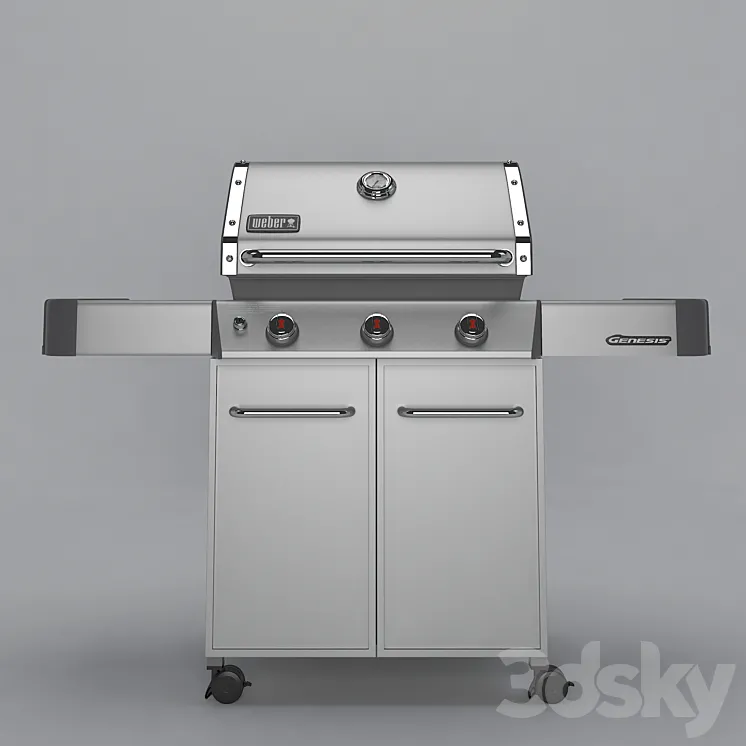 WEBER GENESIS GRILL 3DS Max