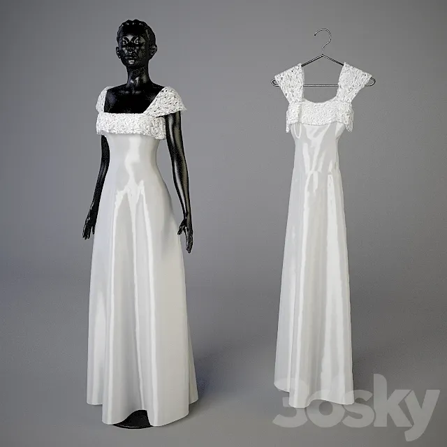 Wedding dresses 3DS Max Model