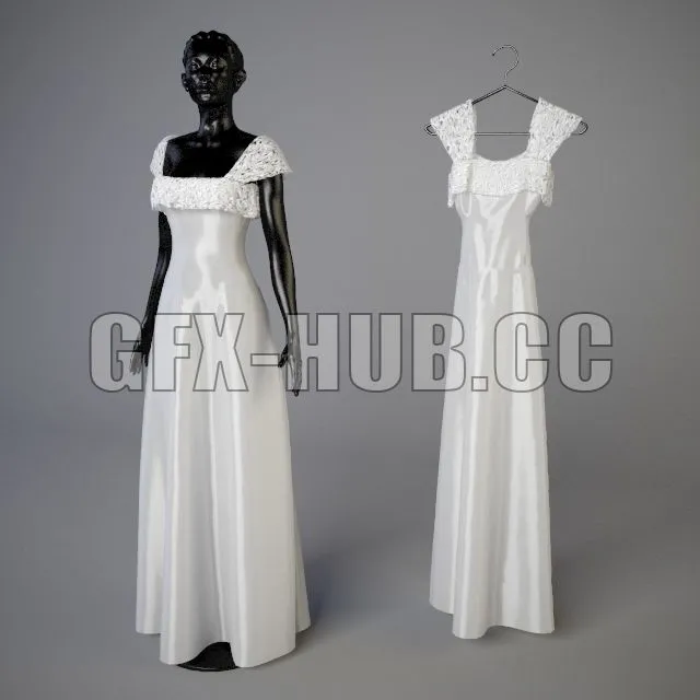 Wedding Dresses 3dsMax Model