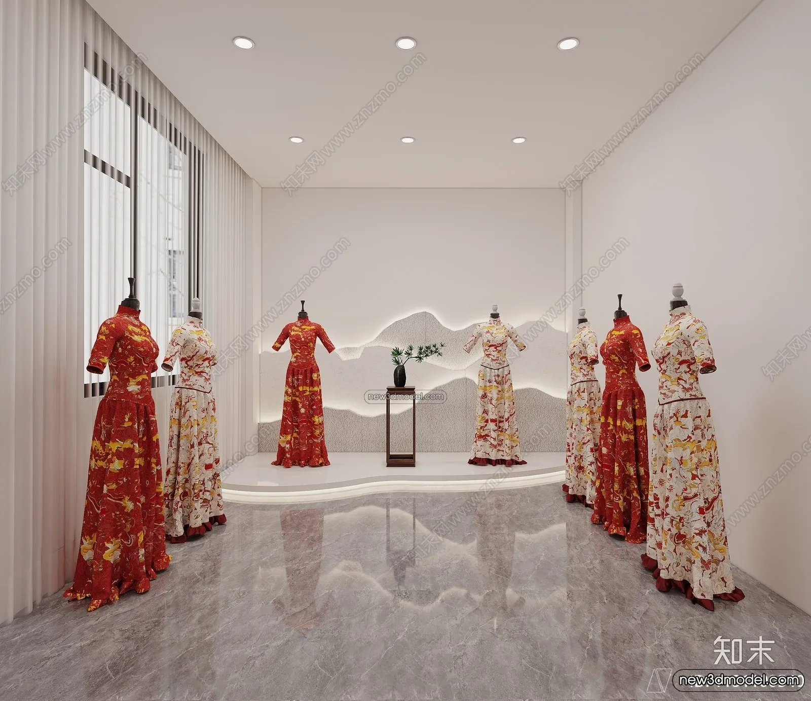 Wedding Studio – 3D Interior Scene – 3D Models – 012