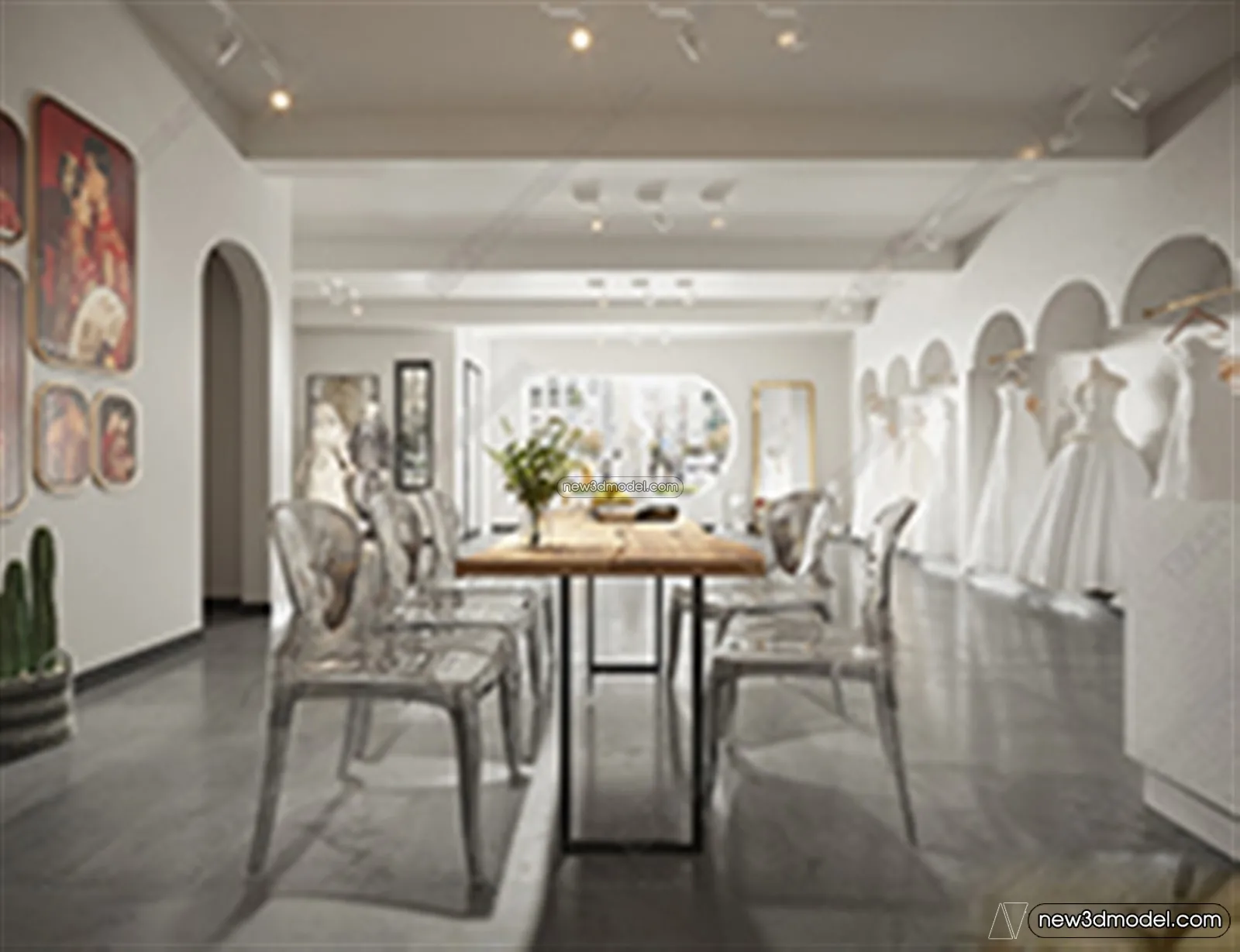 Wedding Studio – 3D Interior Scene – 3D Models – 035