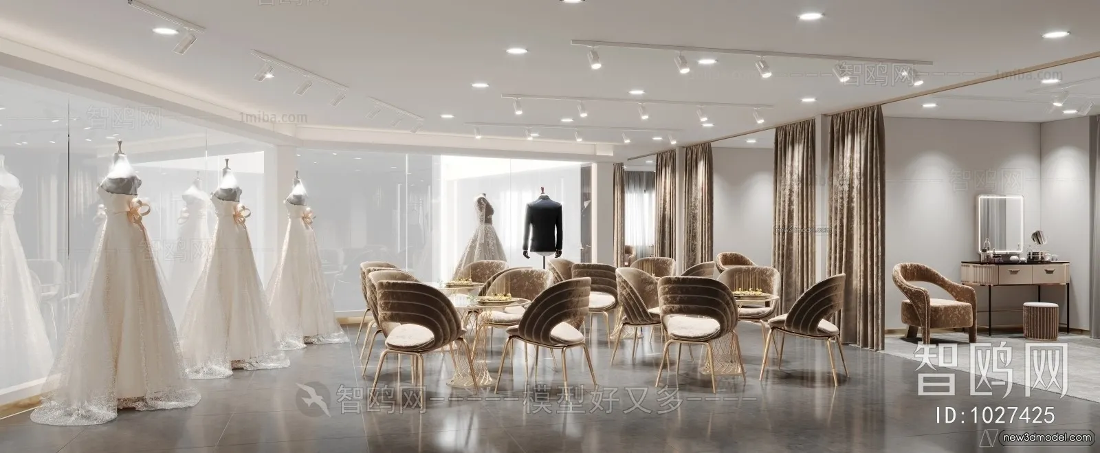 Wedding Studio – 3D Interior Scene – 3D Models – 056