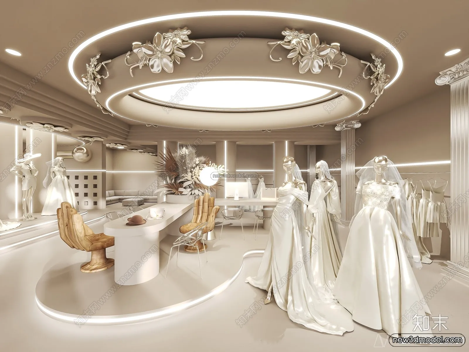 Wedding Studio – 3D Interior Scene – 3D Models – 085