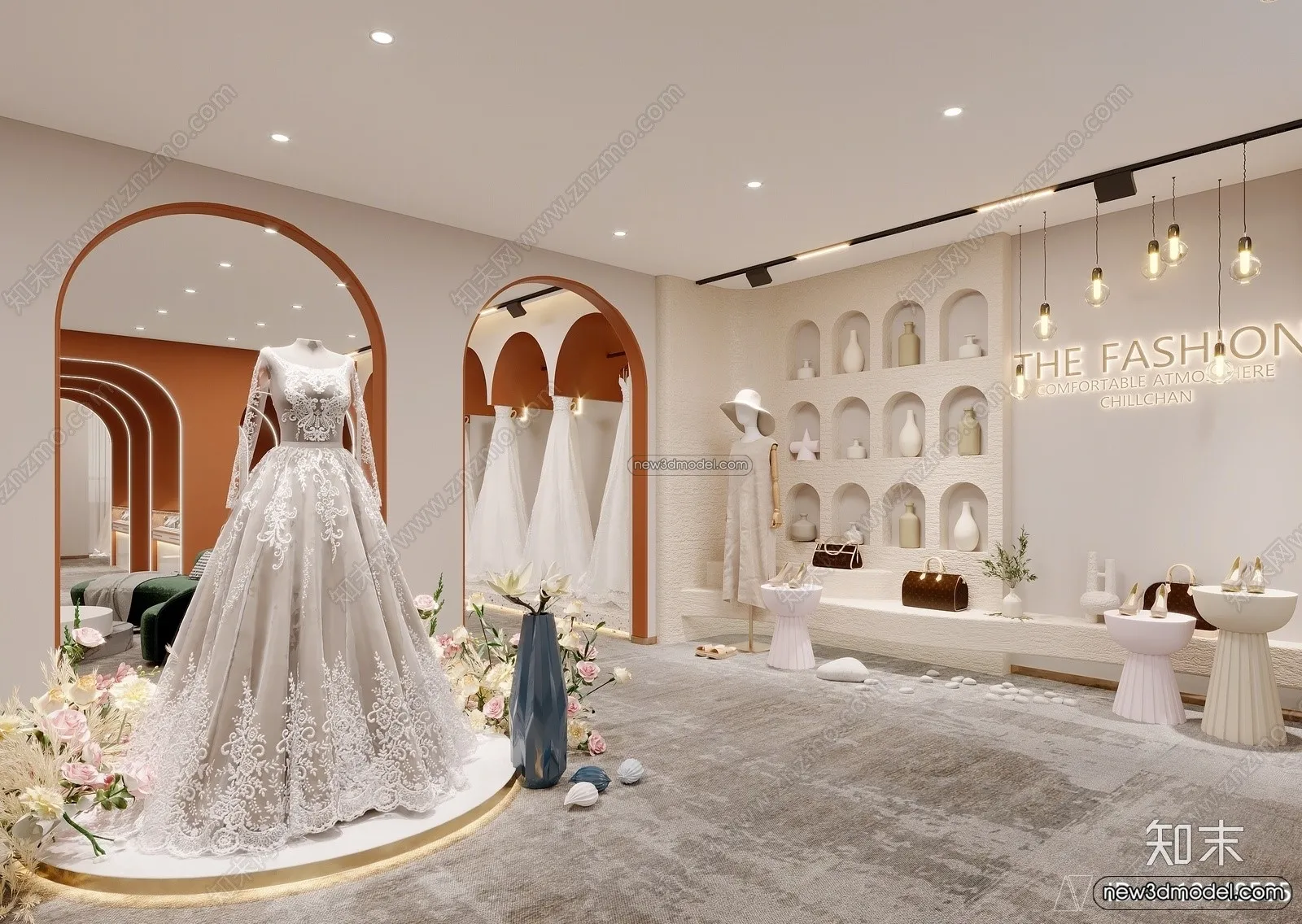 Wedding Studio – 3D Interior Scene – 3D Models – 093