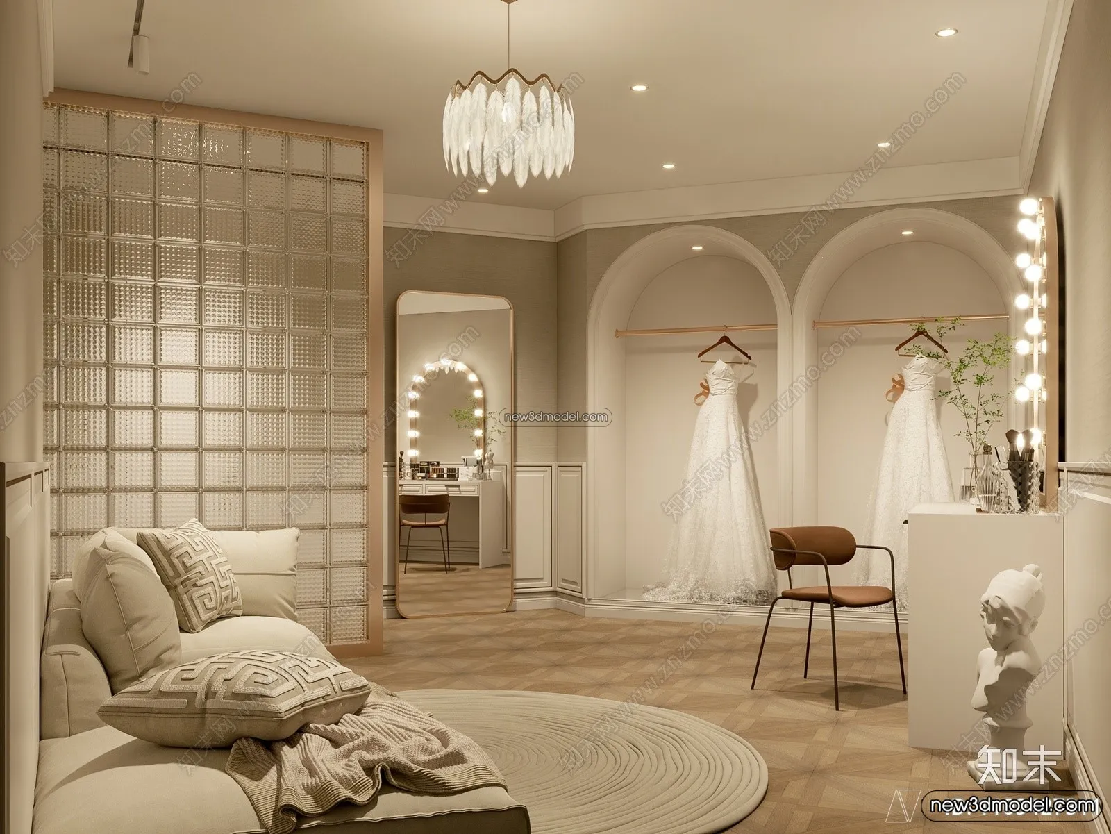 Wedding Studio – 3D Interior Scene – 3D Models – 104