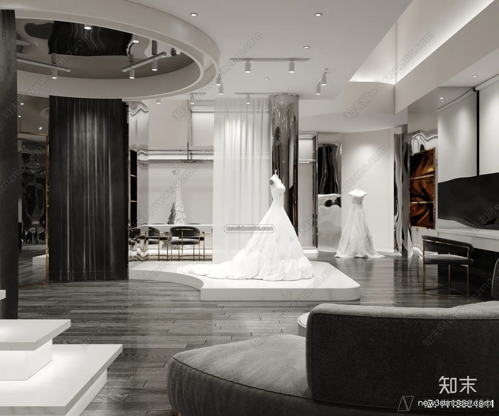 Wedding Studio – 3D Interior Scene – 3D Models – 107