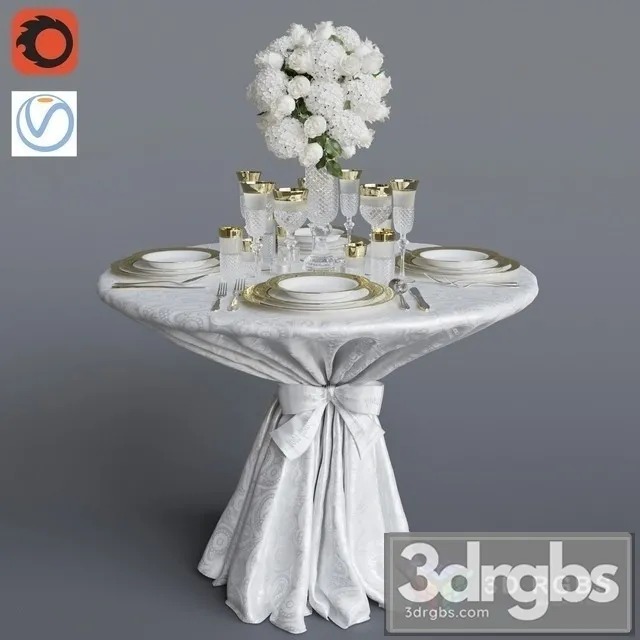Wedding Table 3dsmax Download