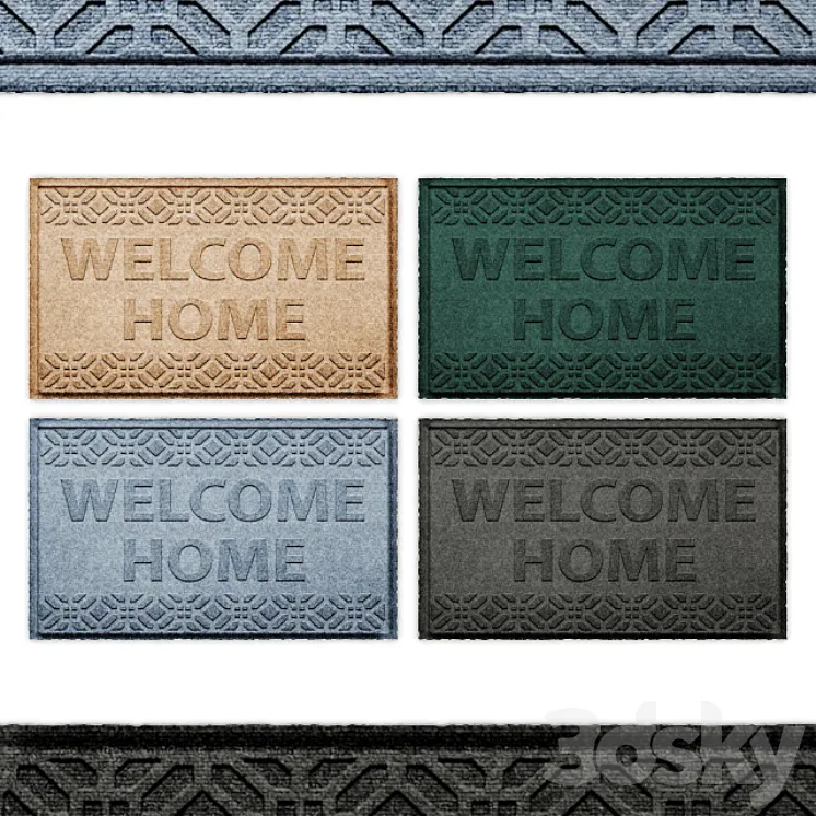 Welcome Home Rug Collection 3DS Max