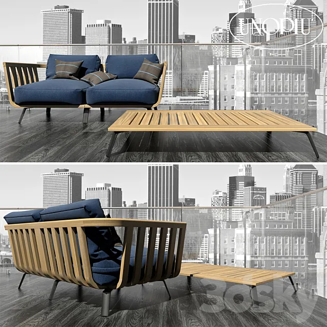 Welcome sofa set 3DS Max Model