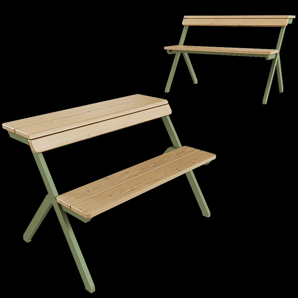 Weltevree – Tablebench 3ds Max