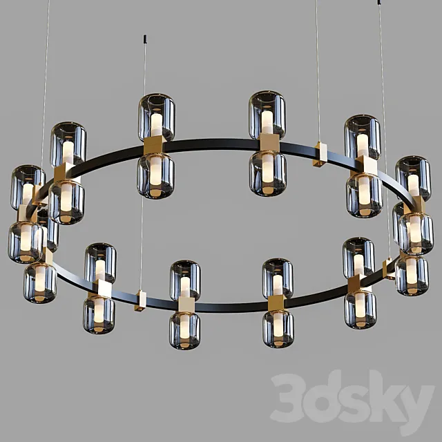 WENDEL by Lampatron 24 lamps 3DS Max Model