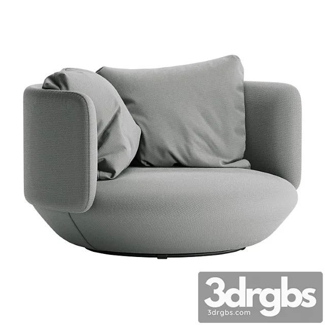 Wentz baixa lounge chair – light gray