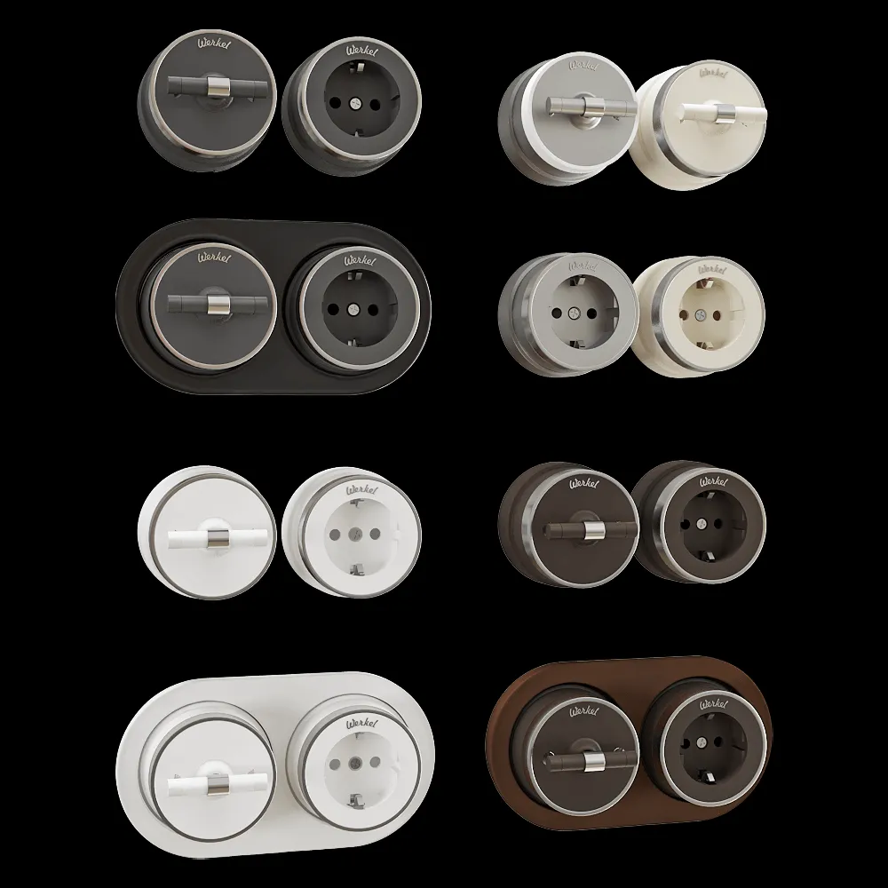 Werkel – Sockets and switches Vintage 3ds Max