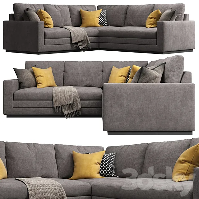 Wesley Hall – Dapper Sectional 3ds Max