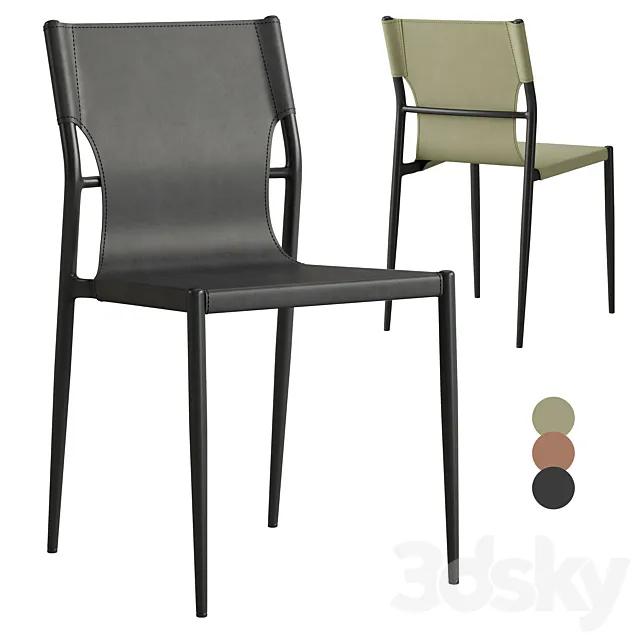 West dining chair 3ds Max