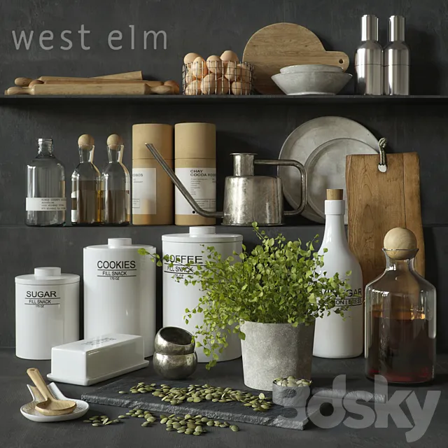 West elm 3DS Max Model